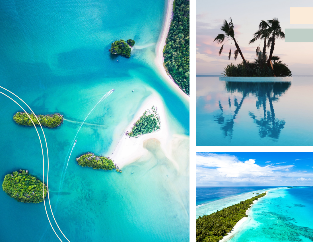 Travel Photo Book template: Island Travel Photo Book (Created by Visual Paradigm Online's Travel Photo Book maker)