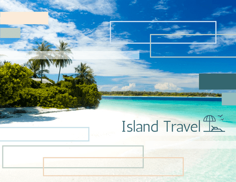 旅行照相簿 template: Island Travel Photo Book (Created by InfoART's 旅行照相簿 marker)