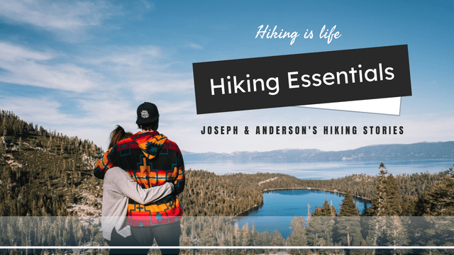 Editable youtubethumbnails template:Hiking Essentials Travel YouTube Thumbnail