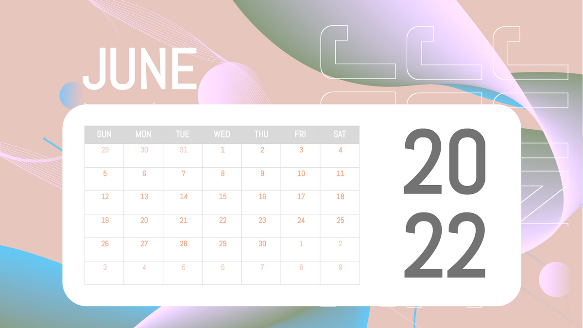 Futuristic Calendar