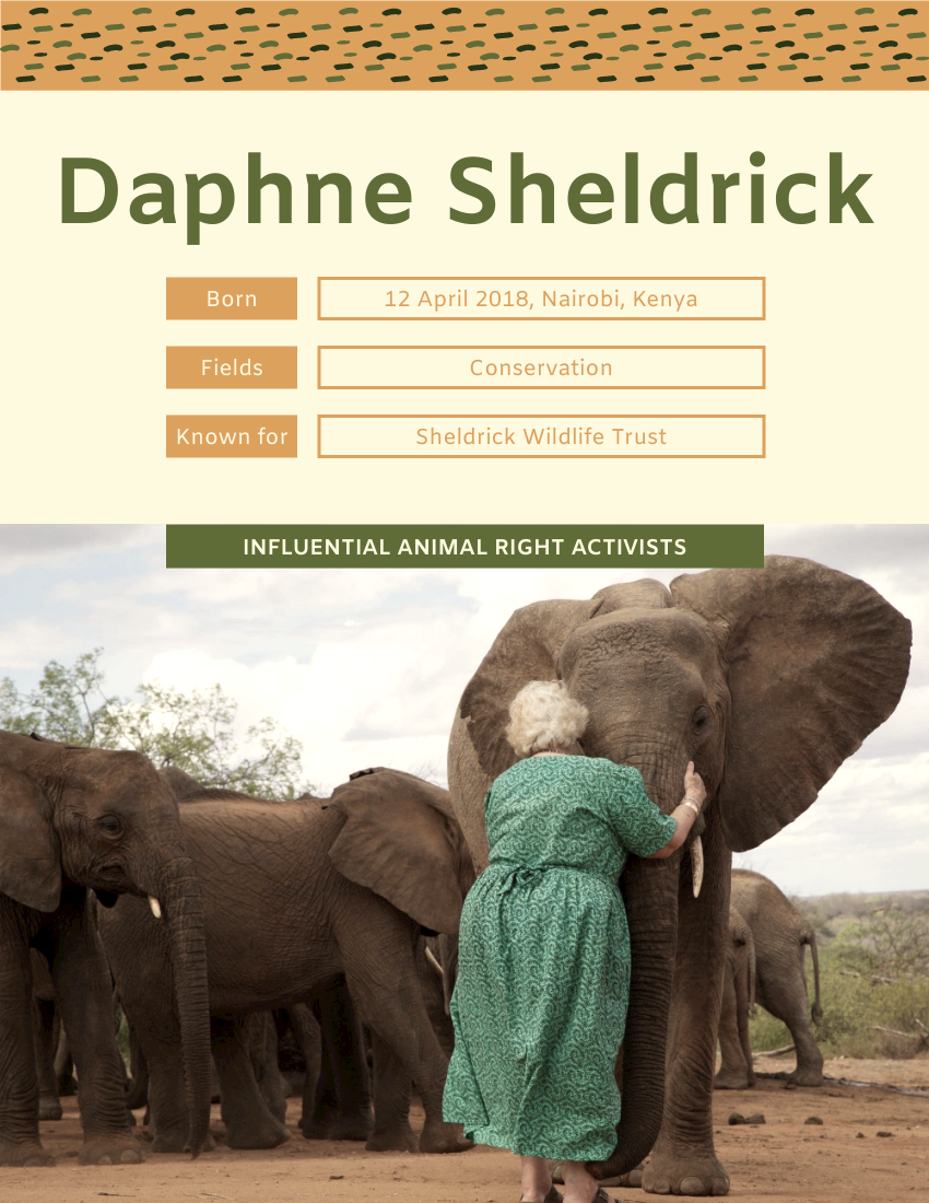Daphne Sheldrick Biography