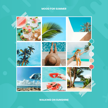 Instagram Posts template: Mood For Summer Instagram Post (Created by Visual Paradigm Online's Instagram Posts maker)