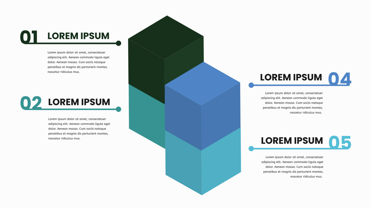 Four Quadrant Model template: Cubie Four Quadrant Model (Created by Visual Paradigm Online's Four Quadrant Model maker)