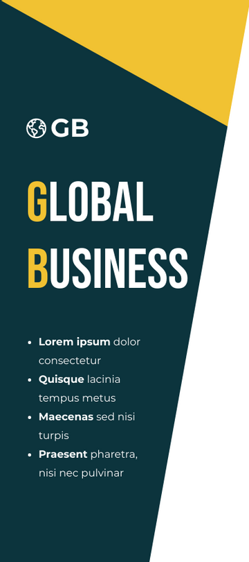 Global Business Rack Card