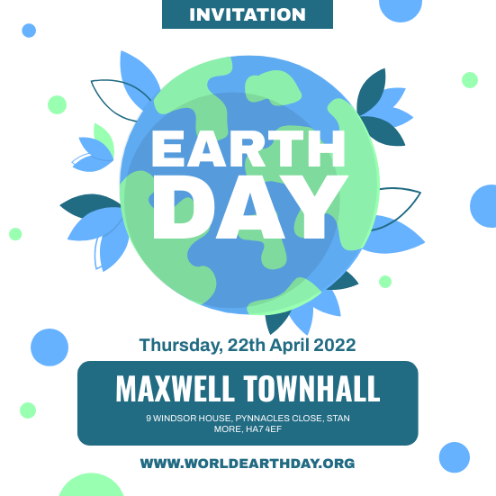Invitation template: Earth Day Meeting Invitation (Created by Visual Paradigm Online's Invitation maker)