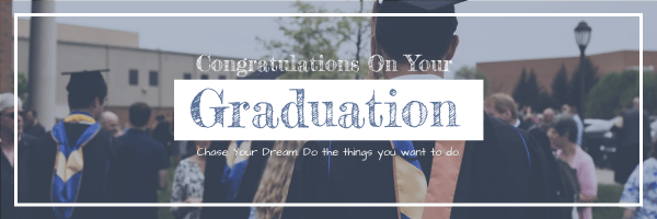Email Header template: Congratulations On Graduation Email Header (Created by Visual Paradigm Online's Email Header maker)