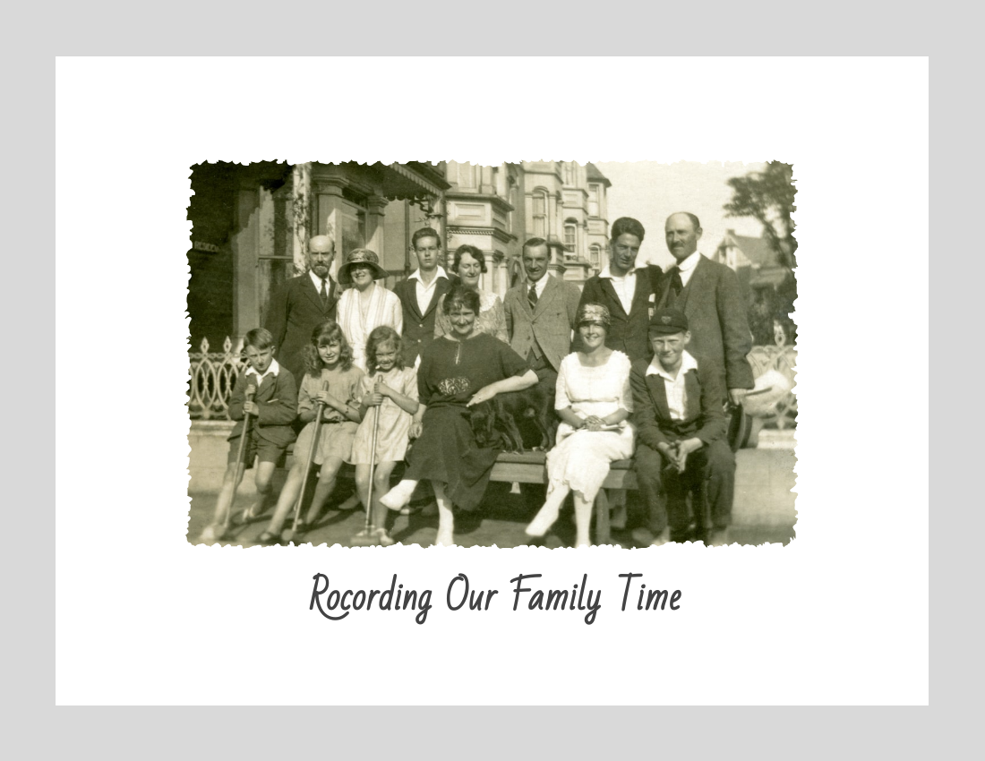 Family Photo Book template: Big Family Gathering Photo Book (Created by PhotoBook's Family Photo Book maker)