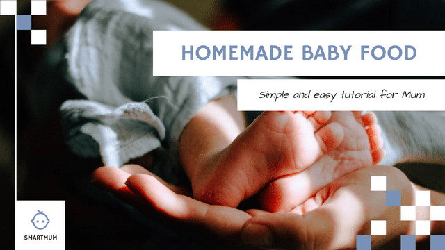 Editable youtubethumbnails template:Baby Photo Homemade Baby Food Recipe YouTube Thumbnail
