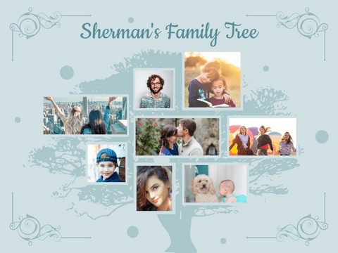 Family Trees template: Elegant Family Tree (Created by Visual Paradigm Online's Family Trees maker)