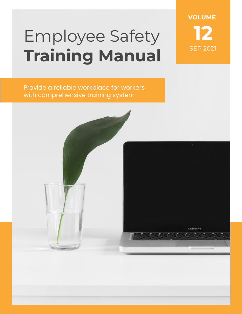 Training Manual template: Employee Safety Training Manual (Created by Visual Paradigm Online's Training Manual maker)