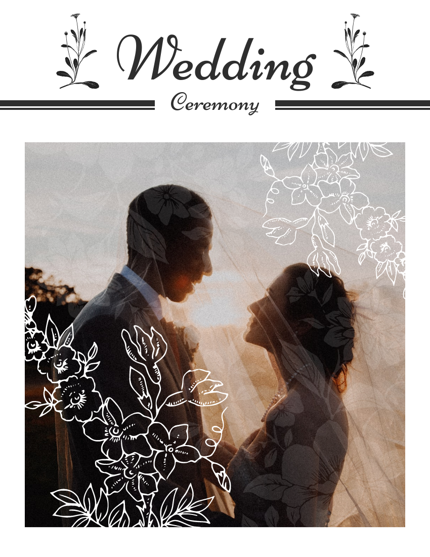 Booklet template: Wedding Ceremony Booklet (Created by Flipbook's Booklet maker)