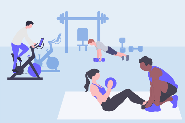 Fitness Center Illustration