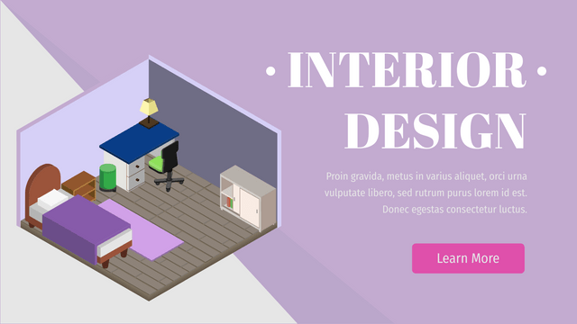 Isometric Diagram template: Interior Design Bedroom (Created by Visual Paradigm Online's Isometric Diagram maker)