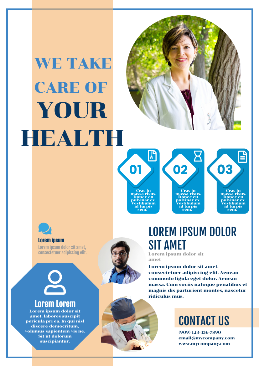 Flyer template: Health Care Flyer (Created by InfoART's Flyer maker)