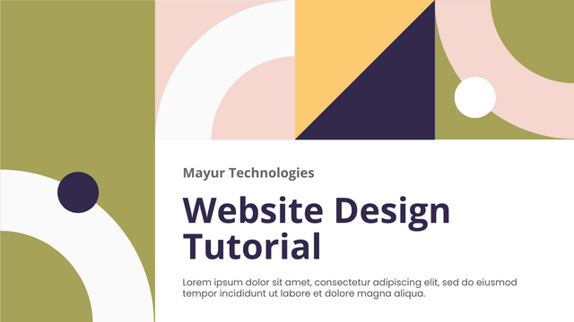 Website Design Tutorial Presentation