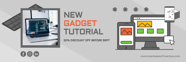 New Gadget Promote Email Header