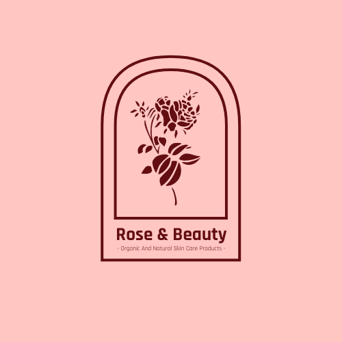 Beauty Proguct Company Logo Designed With Lines And Graphics Of Flower