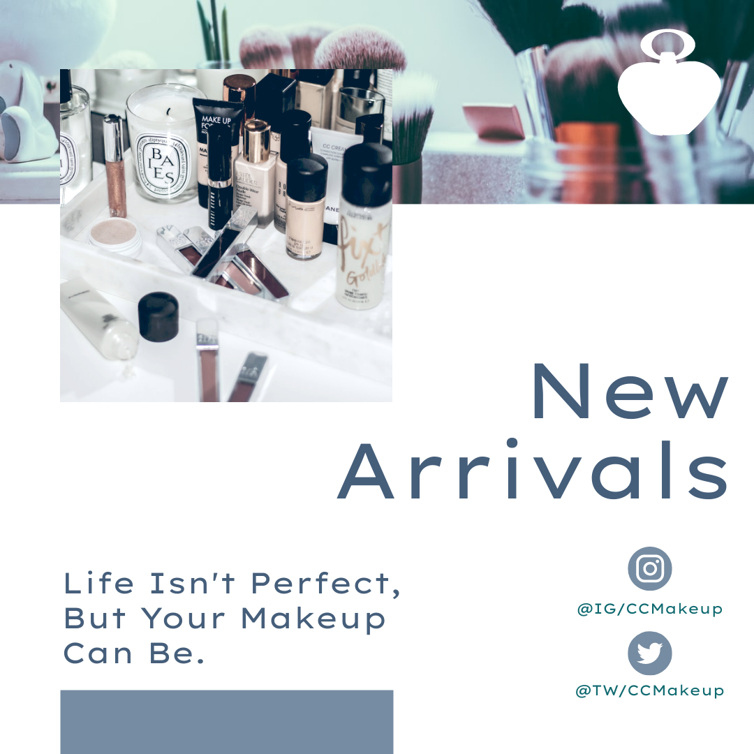 Instagram Post template: Cosmetic New Arrivals Quote Photo Instagram Post (Created by InfoART's Instagram Post maker)