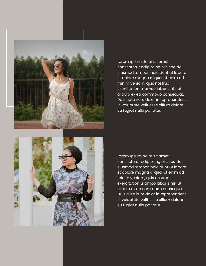 Lookbook template: Classy Dress Lookbook (Created by Flipbook's Lookbook maker)