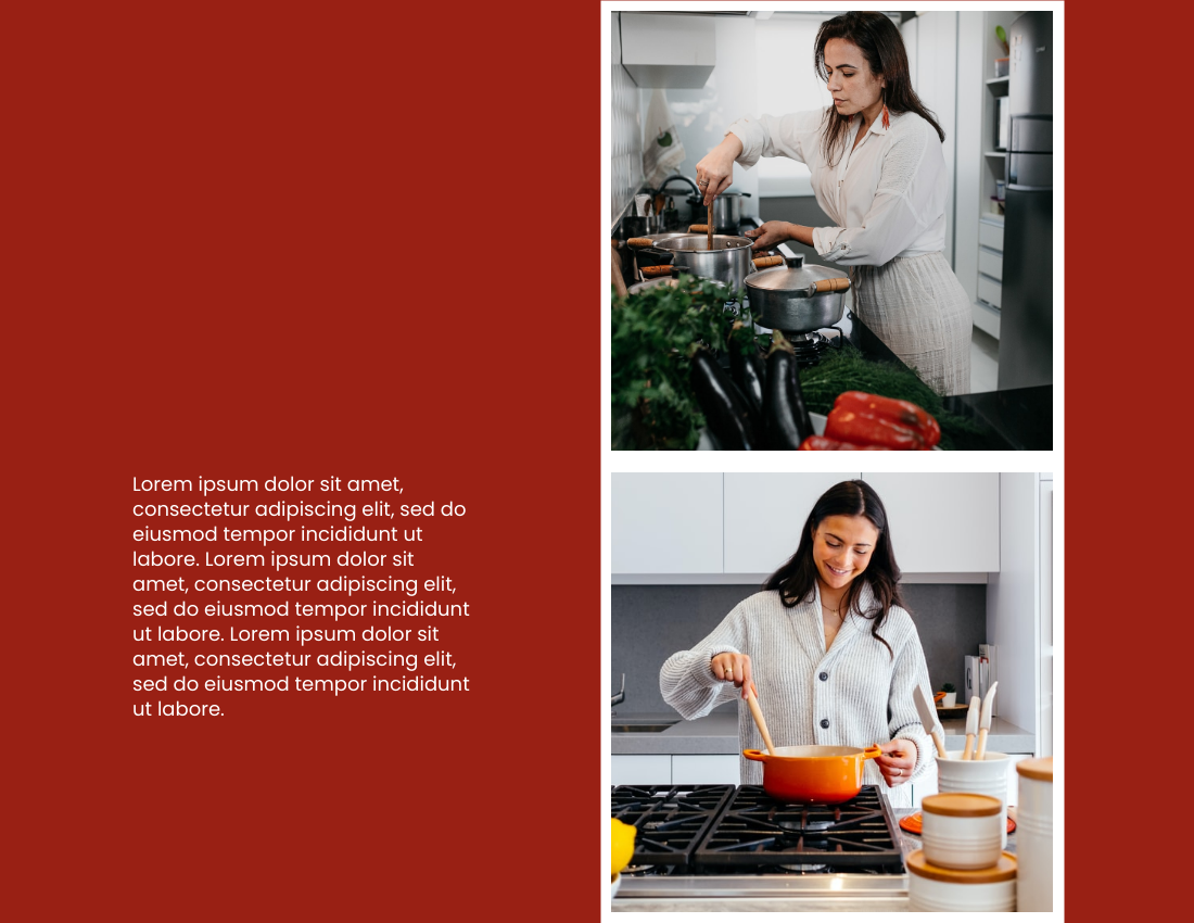 日常照相簿 模板。 Cooking Everyday Photo Book (由 Visual Paradigm Online 的日常照相簿軟件製作)