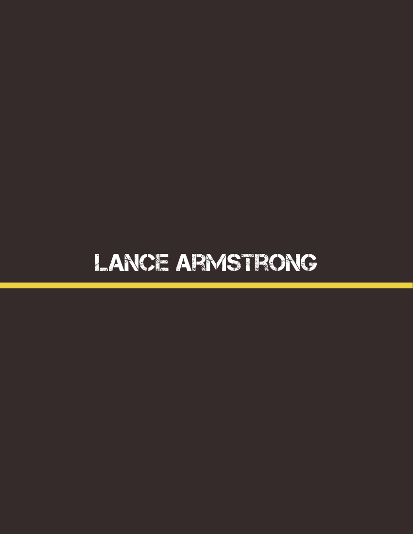 Lance Armstrong Biography