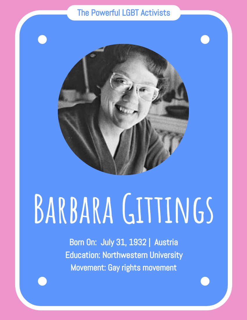 Barbara Gittings Biography