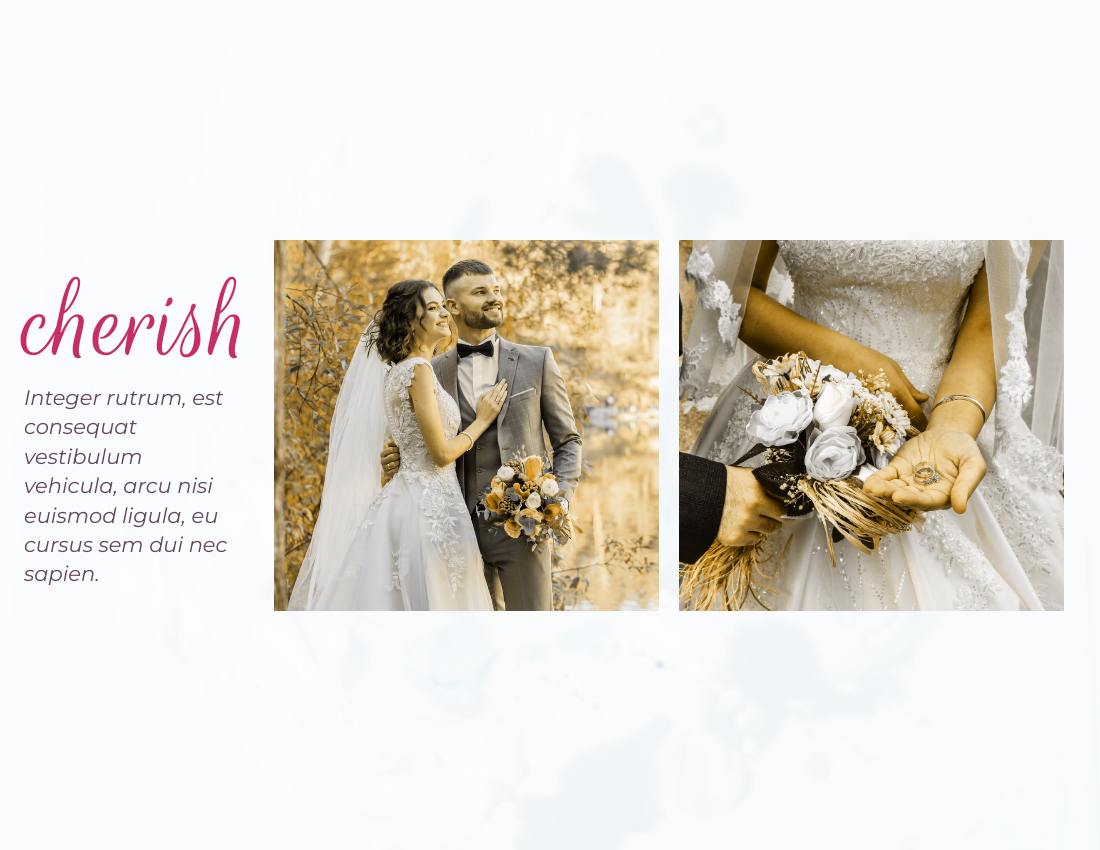 Wedding Photo Book template: Water Paint Wedding Photo Book (Created by PhotoBook's Wedding Photo Book maker)