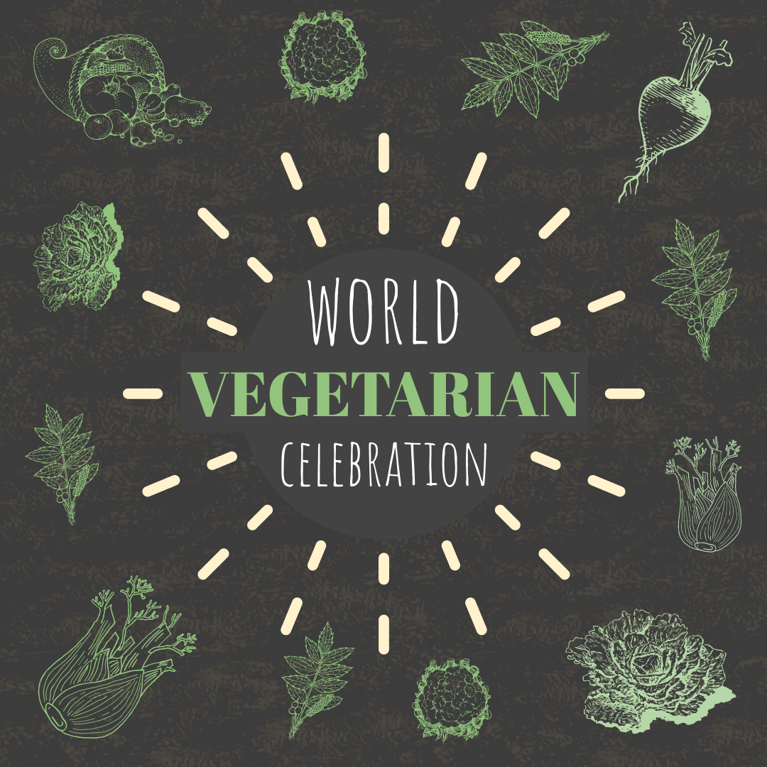 Instagram Post template: World Vegetarian Celebration Day Instagram Post (Created by InfoART's Instagram Post maker)