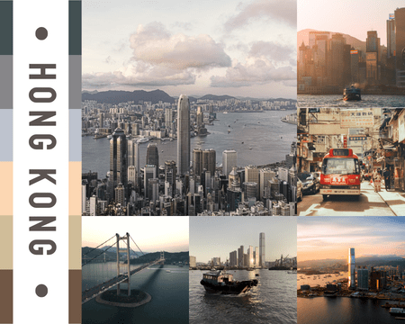 Hong Kong Cityscape Mood Board