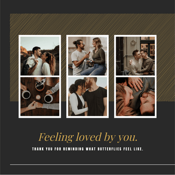 Instagram Post template: Feeling Loved By You Instagram Post (Created by Visual Paradigm Online's Instagram Post maker)