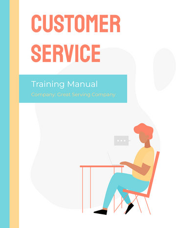 Training Manuals template: Customer Service Training Manual (Created by Visual Paradigm Online's Training Manuals maker)