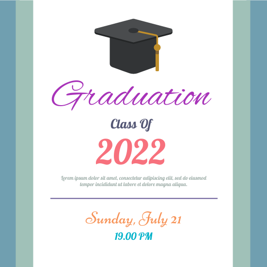 Invitation template: Class Of 2020 (Created by Visual Paradigm Online's Invitation maker)