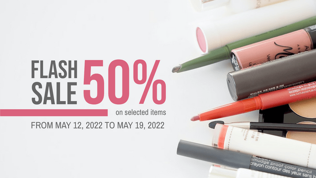 Makeup Product Flash Sale Twitter Post