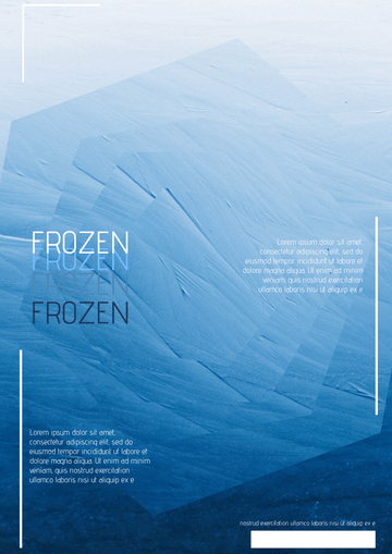 Posters template: Frozen Effect Poster (Created by Visual Paradigm Online's Posters maker)