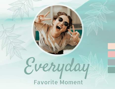 Everyday Photo book template: Everyday Favorite Moment Photo Book (Created by InfoART's  marker)