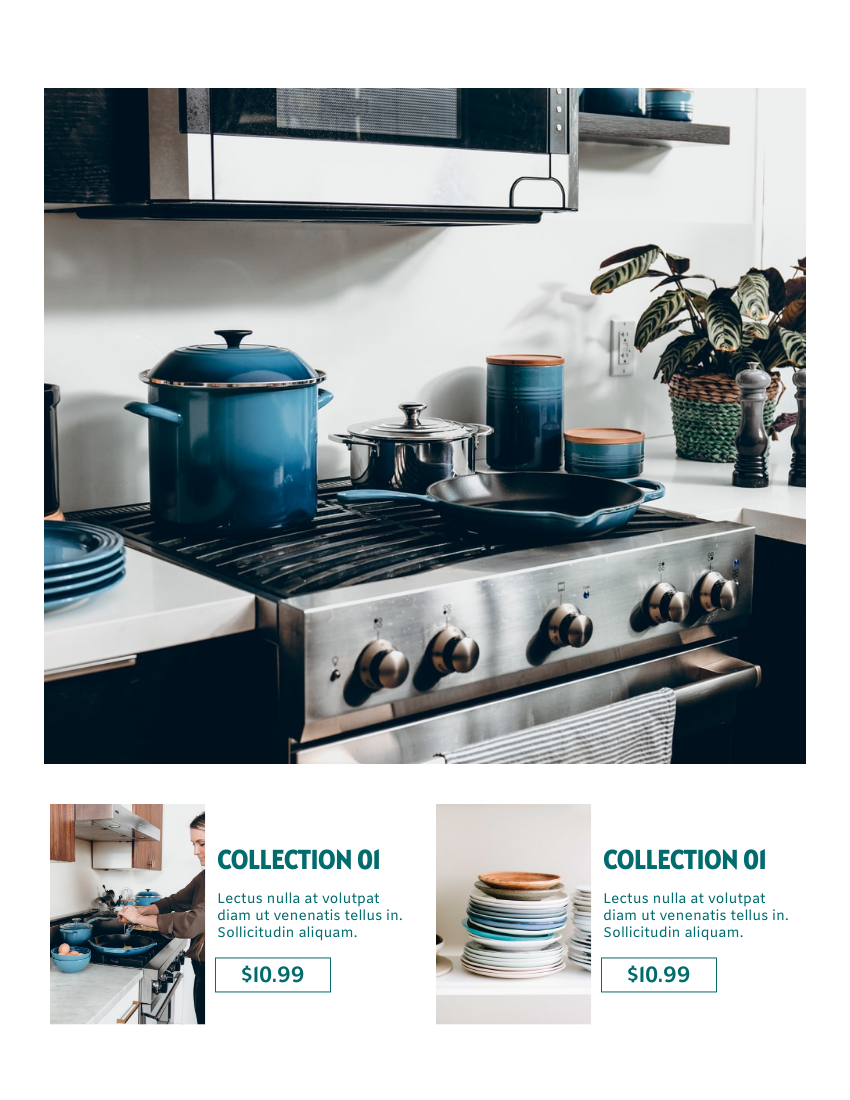 Catalog template: Special Kitchenware Catalog (Created by Visual Paradigm Online's Catalog maker)