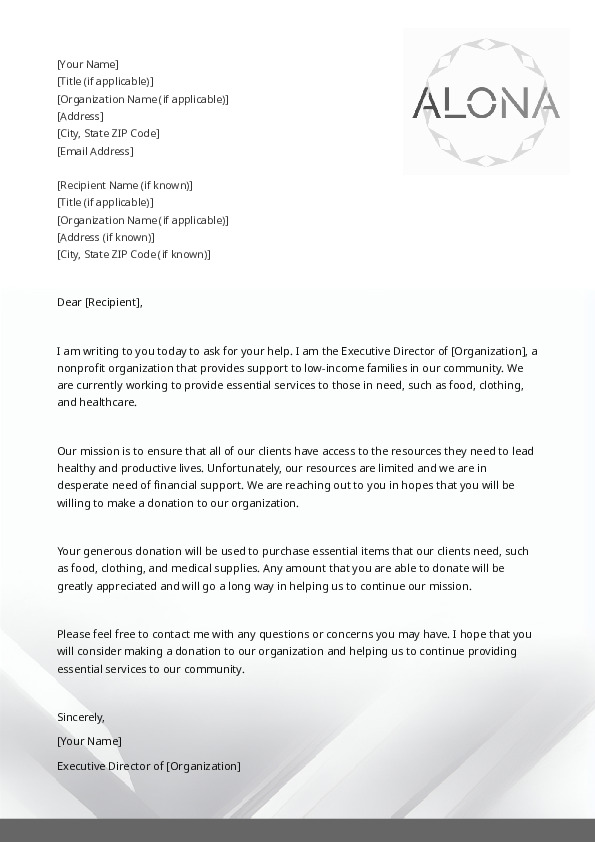 17 Free Donation Letter Templates for Schools