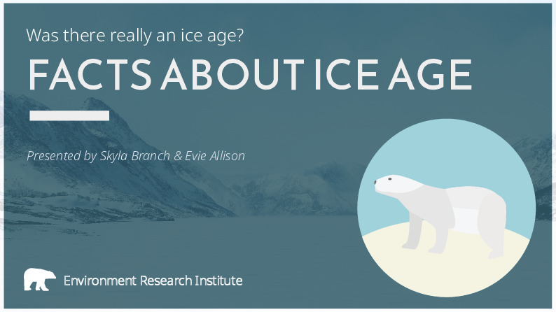 Facts about ice age