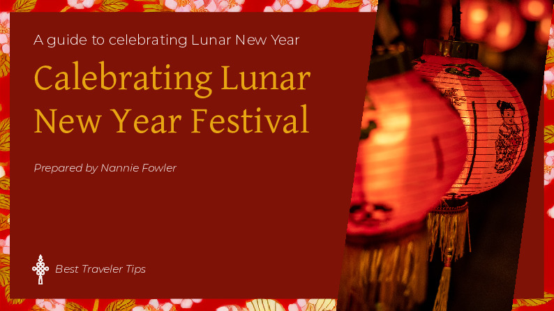Celebrating Lunar New Year Festival