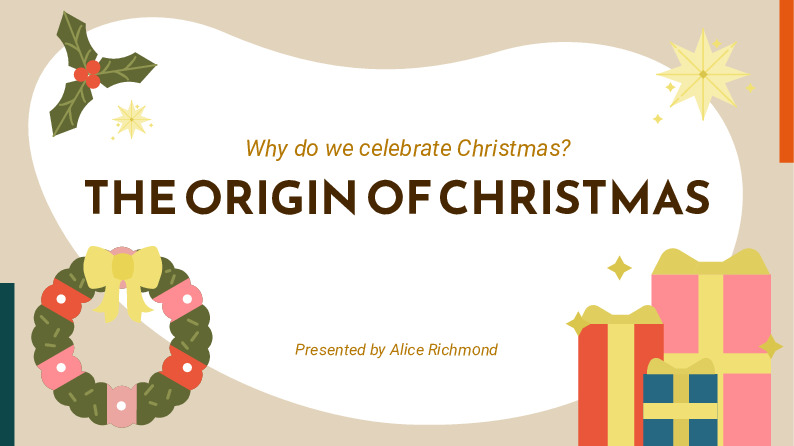 The origin of Christmas