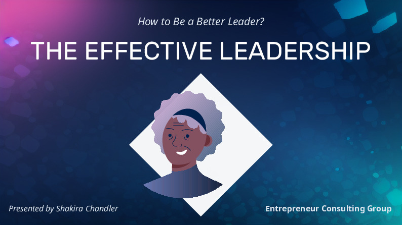 The effective leadership