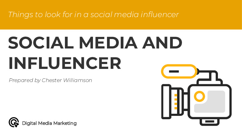 Social media and influencer