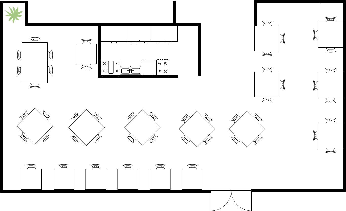 Seating plan diagram template