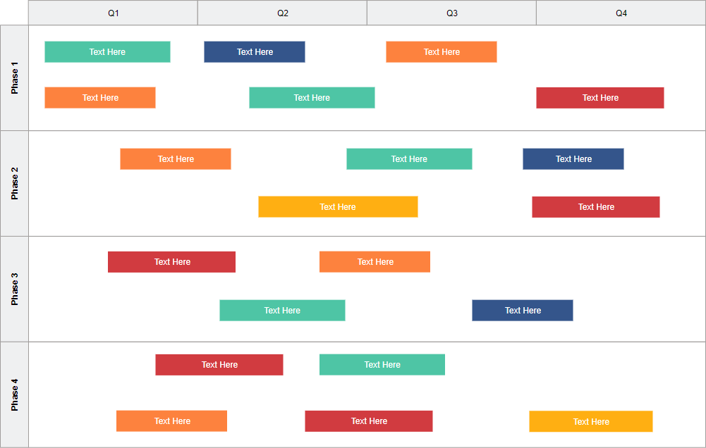 Simple roadmap template