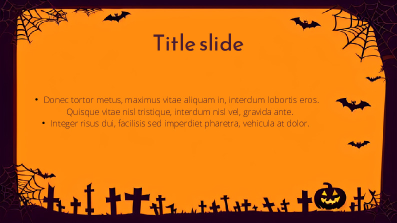 powerpoint template halloween