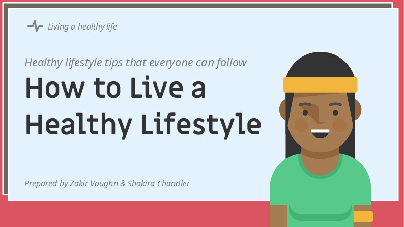 how to maintain a healthy lifestyle presentation