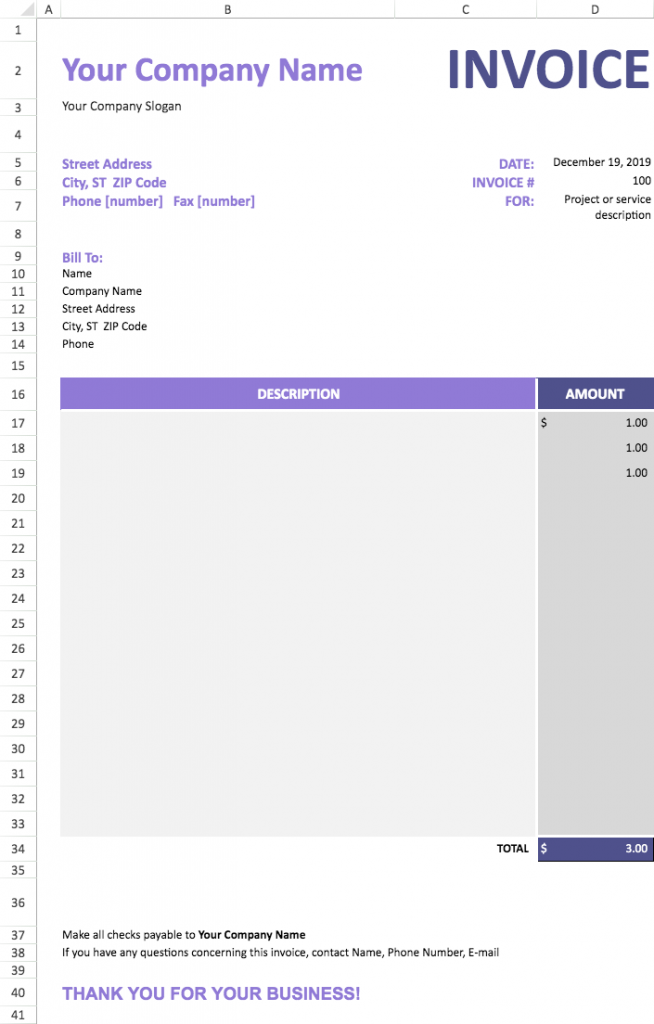 visual paradigm invoice